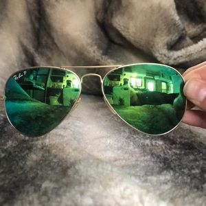 Ray Bans (Green/Blue Lenses)